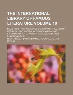 The International Library of Famous Literature