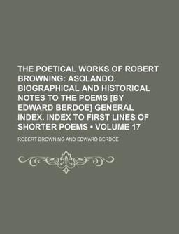 The Poetical Works of Robert Browning