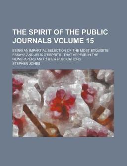 The Spirit of the Public Journals