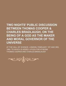 Two Nights' Public Discussion Between Thomas Cooper