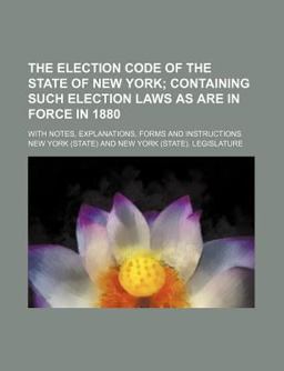 The Election Code of the State of New York