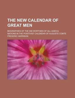 The New Calendar of Great Men