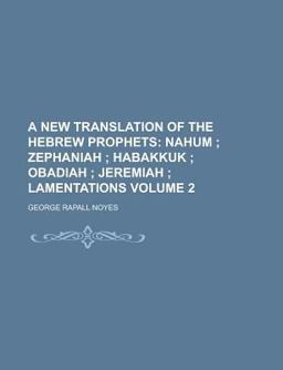 A New Translation of the Hebrew Prophets