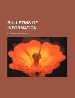 Bulletin of Information