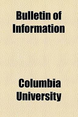 Bulletin of Information