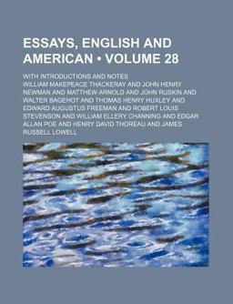 Essays, English and American