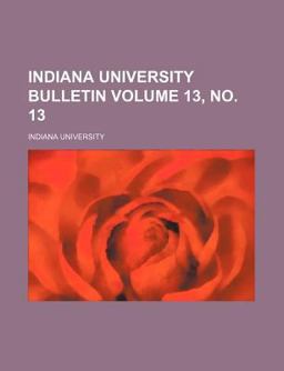 Indiana University Bulletin