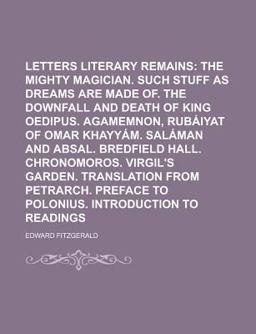 Letters and Literary Remains