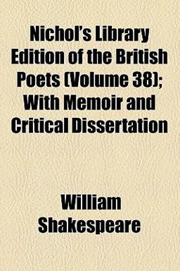 Nichol's Library Edition of the British Poets