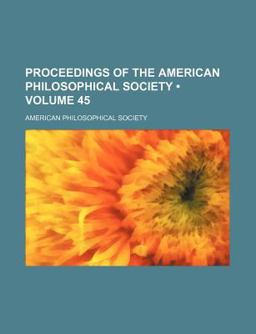 Proceedings of the American Philosophical Society