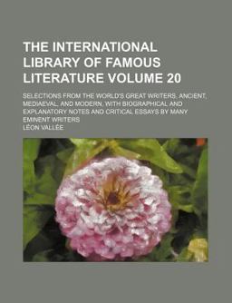 The International Library of Famous Literature