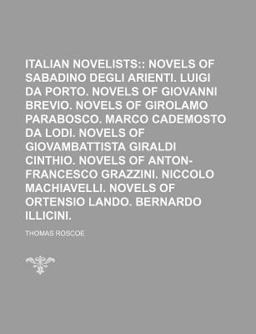 The Italian Novelists