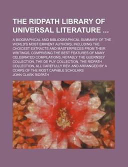 The Ridpath Library of Universal Literature