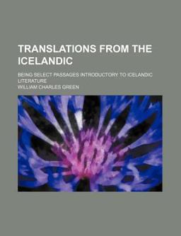 Translations from the Icelandic