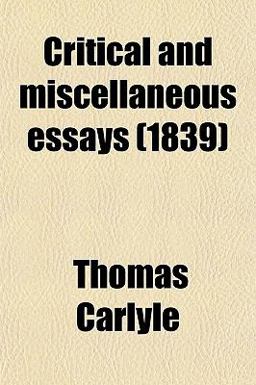 Critical and Miscellaneous Essays