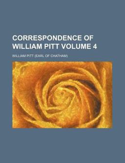 Correspondence of William Pitt