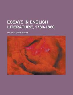 Essays in English Literature, 1780-1860