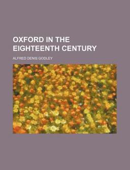 Oxford in the Eighteenth Century