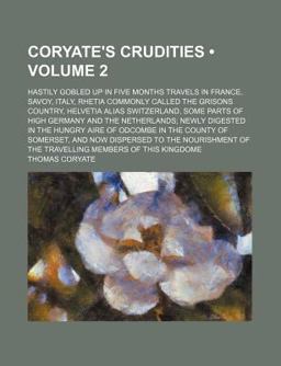 Coryate's Crudities