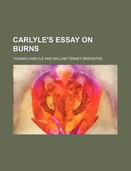 Carlyle's Essay on Burns