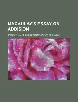 Macaulay's Essay on Addision