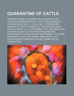 Quarantine of Cattle