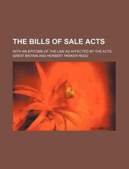 The Bills of Sale Acts