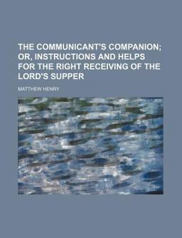 The Communicant's Companion