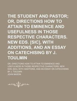 The Student and Pastor