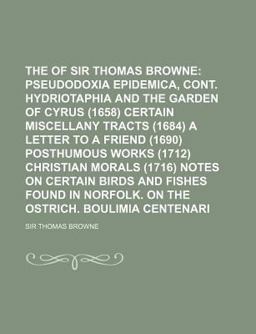 The Works of Sir Thomas Browne