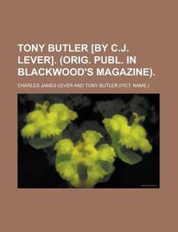 Tony Butler [by C J Lever]