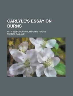 Carlyle's Essay on Burns