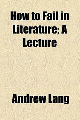 How to Fail in Literature
