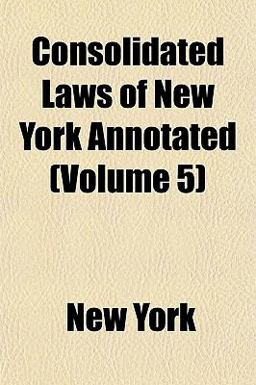 McKinney's Consolidated Laws of New York Annotated