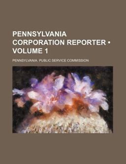 Pennsylvania Corporation Reporter