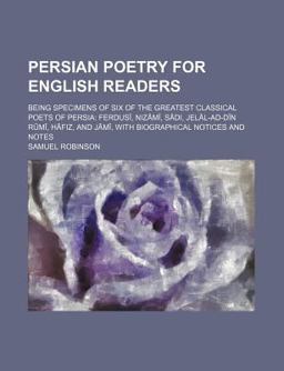 Persian Poetry for English Readers