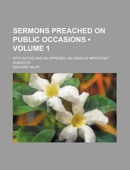 Sermons Preached on Public Occasions
