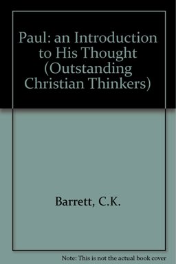Paul: an Introduction to His Thought