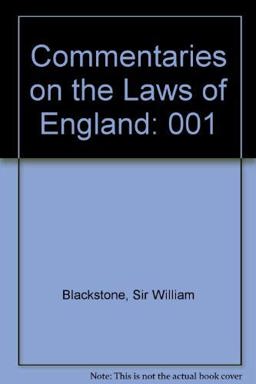 Commentaries on the Laws of England