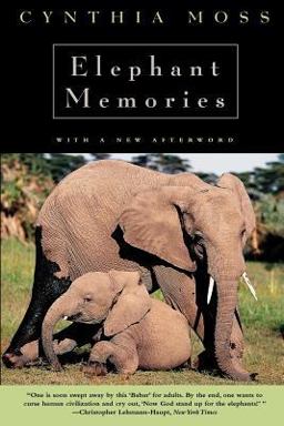 Elephant Memories Thirteen Years in the Life of an Elephant Family  9780226542379 Front Cover