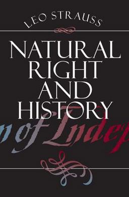 Natural Right and History  9780226776941 Front Cover