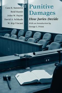 Punitive Damages How Juries Decide  9780226780153 Front Cover
