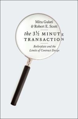 Three and a Half Minute Transaction Boilerplate and the Limits of Contract Design  9780226924380 Front Cover