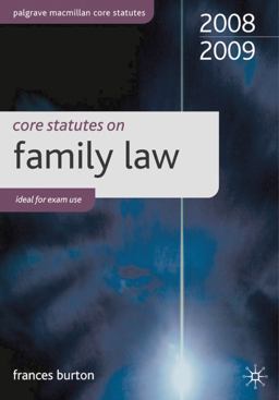 Core Statutes on Family Law Core Statutes on Family Law