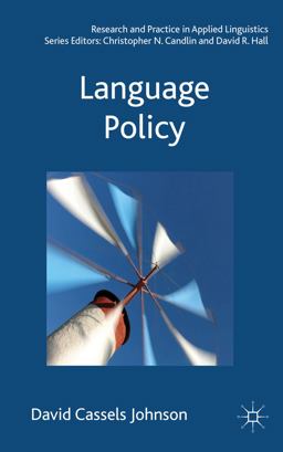 Language Policy  9780230251700 Front Cover