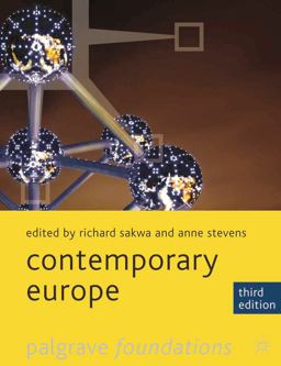 Contemporary Europe 3rd 9780230282896 Front Cover
