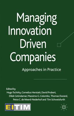 Managing Innovation Driven Companies