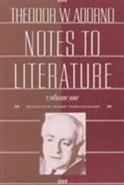 Notes to Literature  9780231063333 Front Cover