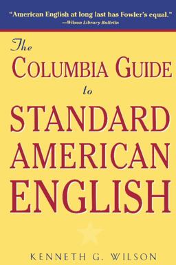 Columbia Guide to Standard American English  9780231069892 Front Cover