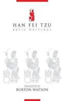 Han Fei Tzu Basic Writings  9780231086097 Front Cover